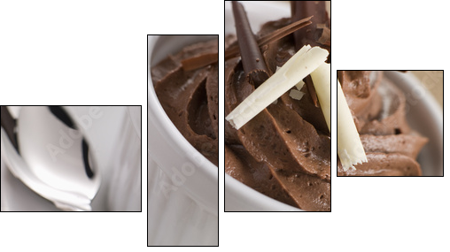 Mousse au Chocolat - Four-piece canvas, Fortyk