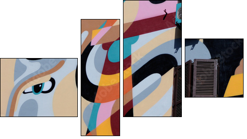 volto - Four-piece canvas, Fortyk