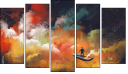 Pentaptych - Five-piece canvas