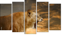 Pentaptych - Five-piece canvas