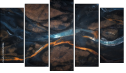 Pentaptych - Five-piece canvas