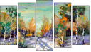 Pentaptych - Five-piece canvas