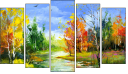 Pentaptych - Five-piece canvas