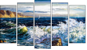 Pentaptych - Five-piece canvas