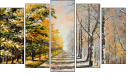 Pentaptych - Five-piece canvas