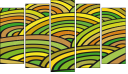 Pentaptych - Five-piece canvas