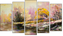 Pentaptych - Five-piece canvas