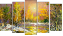 Pentaptych - Five-piece canvas