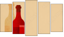 Pentaptych - Five-piece canvas