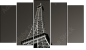 Pentaptych - Five-piece canvas