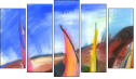 Pentaptych - Five-piece canvas