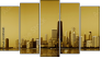 Pentaptych - Five-piece canvas
