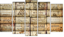 Pentaptych - Five-piece canvas