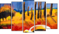 Pentaptych - Five-piece canvas