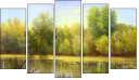 Pentaptych - Five-piece canvas