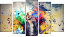 Pentaptych - Five-piece canvas