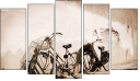 Pentaptych - Five-piece canvas