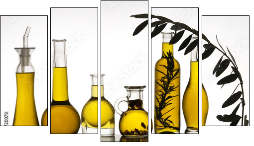 Olio di oliva - Five-piece canvas, Pentaptych