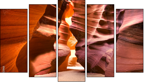 Canyon - Five-piece canvas, Pentaptych