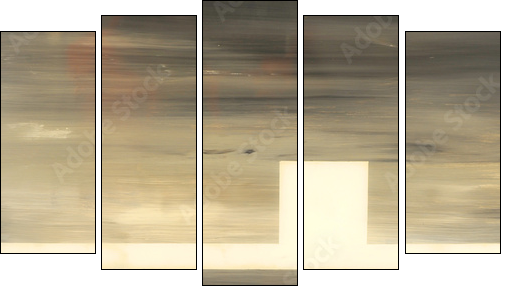 Original Painting - Five-piece canvas, Pentaptych
