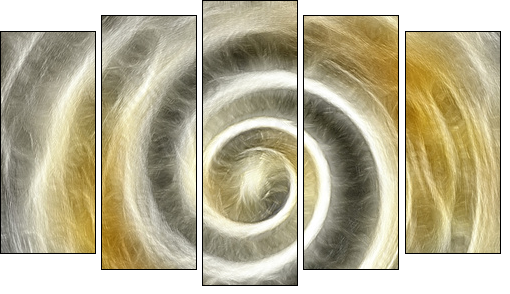 Disipuci - Five-piece canvas, Pentaptych