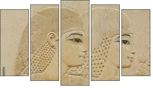 Beautiful young couple - Five-piece canvas, Pentaptych