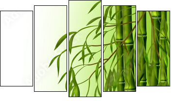 ÐÐ°Ð¼Ð±ÑÐºÐ¾Ð²Ð°Ñ ÑÐ¾ÑÐ°, ÑÐ¾Ð½ Ð¸Ð· ÑÑÐµÐ±Ð»ÐµÐ¹ Ð±Ð°Ð¼Ð±ÑÐºÐ° - Five-piece canvas, Pentaptych