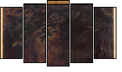 Antwerp - panel from triptych Raising of the cross by Rubens - Five-piece canvas, Pentaptych