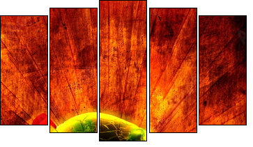 Sound of music  - Five-piece canvas, Pentaptych