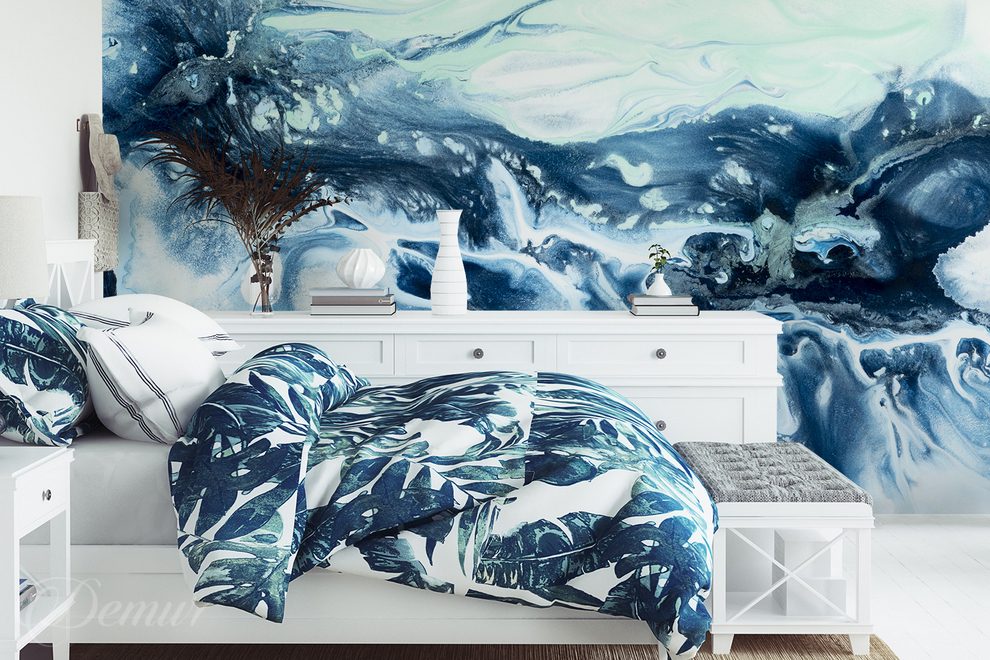 Lenergie-marine-dans-la-chambre-a-coucher-style-marin-papiers-peints-demur