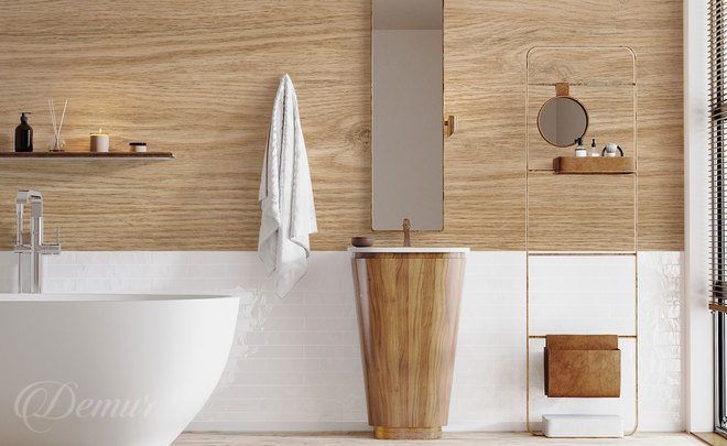 Le-minimalisme-en-bois-pour-la-salle-de-bains-papiers-peints-demur