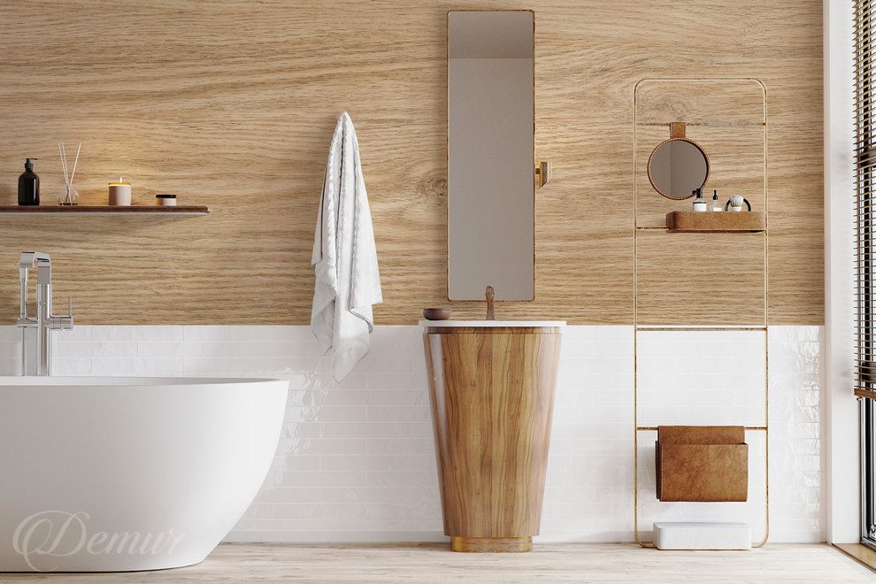 Le-minimalisme-en-bois-pour-la-salle-de-bains-papiers-peints-demur