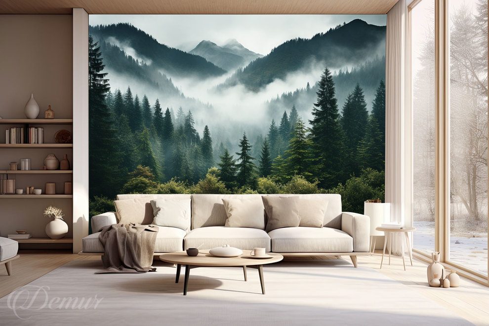 Brouillard-dans-les-montagnes-un-spectacle-incroyable-paysages-sur-le-mur-papiers-peints-demur