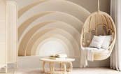 Profondeur-harmonique-creme-3d-papiers-peints-demur
