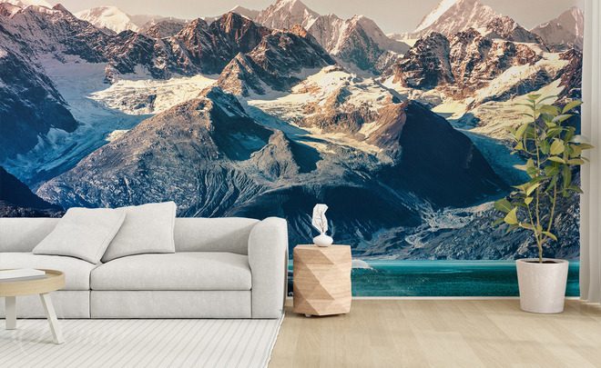 Panorama-de-la-puissance-des-montagnes-paysages-sur-le-mur-papiers-peints-demur
