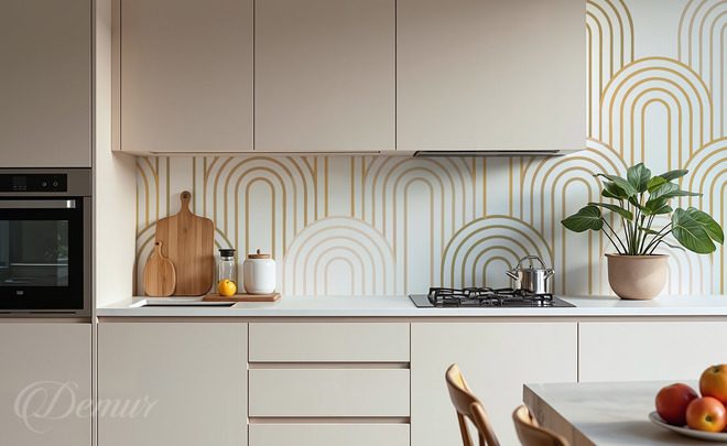 Arches-geometriques-dans-une-harmonie-doree-les-papiers-peints-pour-la-cuisine-papiers-peints-demur