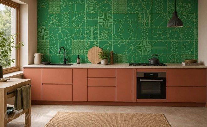 Minimalisme-scandinave-avec-motif-geometrique-les-papiers-peints-pour-la-cuisine-papiers-peints-demur