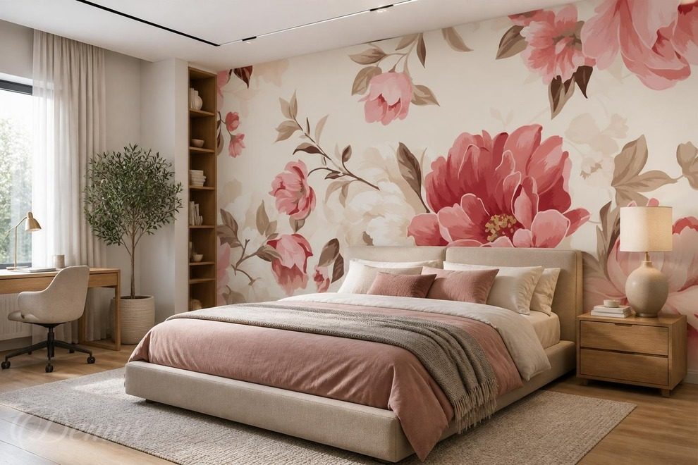 Palette-de-roses-et-de-beiges-avec-une-touche-naturelle-pou-la-chambre-a-coucher-papiers-peints-demur