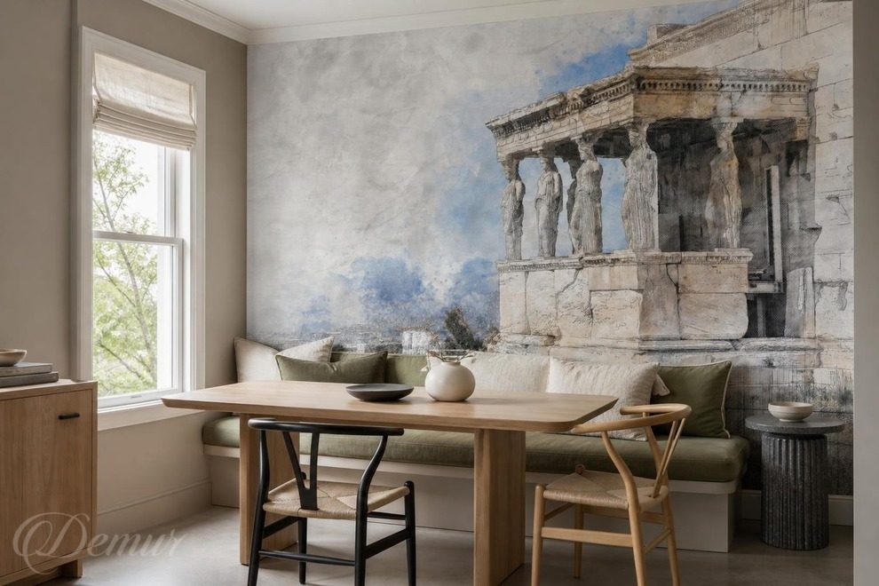 Palette-naturelle-bleu-gris-en-architecture-architecture-sur-le-mur-papiers-peints-demur