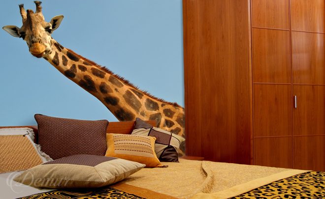 Giraffe-dans-la-chambre-pou-la-chambre-a-coucher-papiers-peints-demur