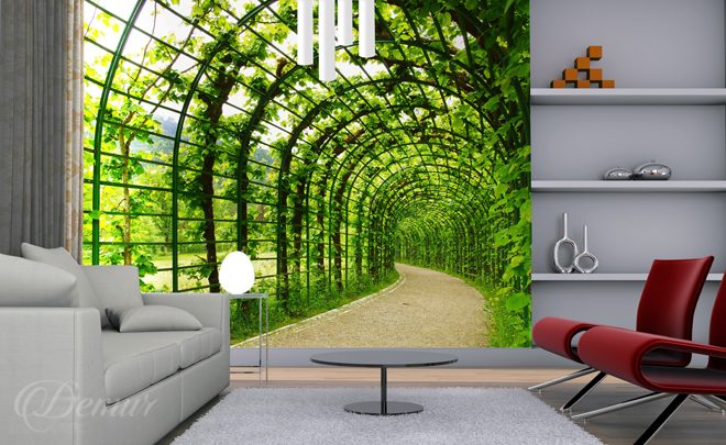 Tunnel-jusqua-votre-jardin-pour-le-salon-papiers-peints-demur