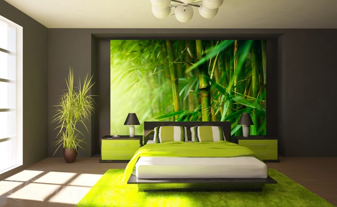 Vert-juteux-du-bambou-pou-la-chambre-a-coucher-papiers-peints-demur