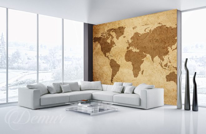 Carte-graphique-carte-du-monde-papiers-peints-demur