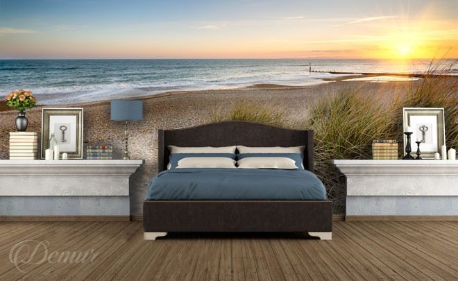 Chambre-a-coucher-sur-la-plage-paysages-sur-le-mur-papiers-peints-demur
