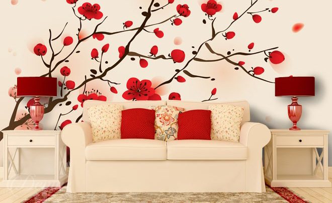Branche-en-floraison-fleurs-murales-papiers-peints-demur